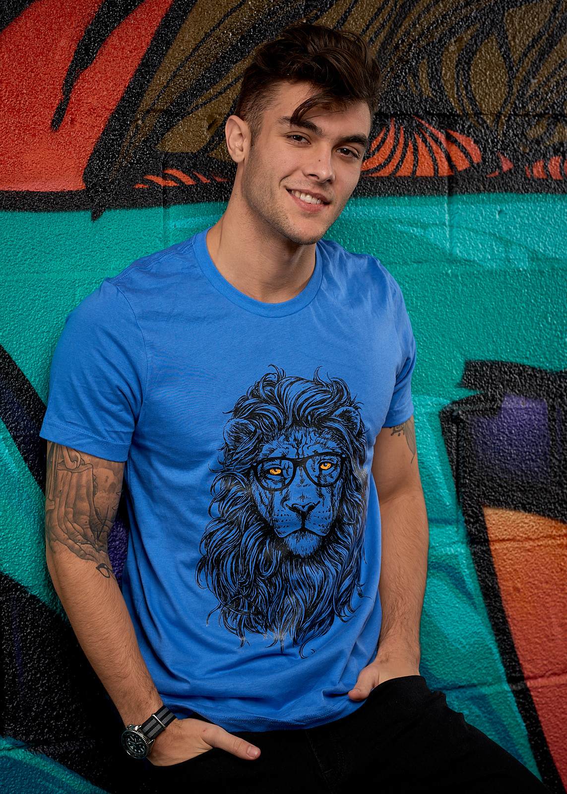 Blazing Lion Tee - Simple Stature