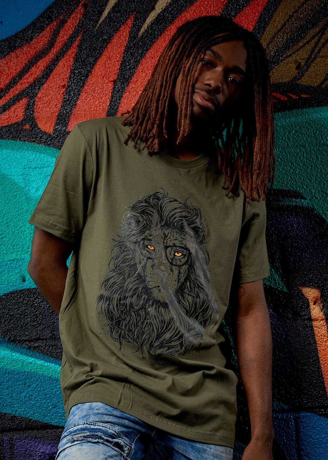 Blazing Lion Tee - Simple Stature