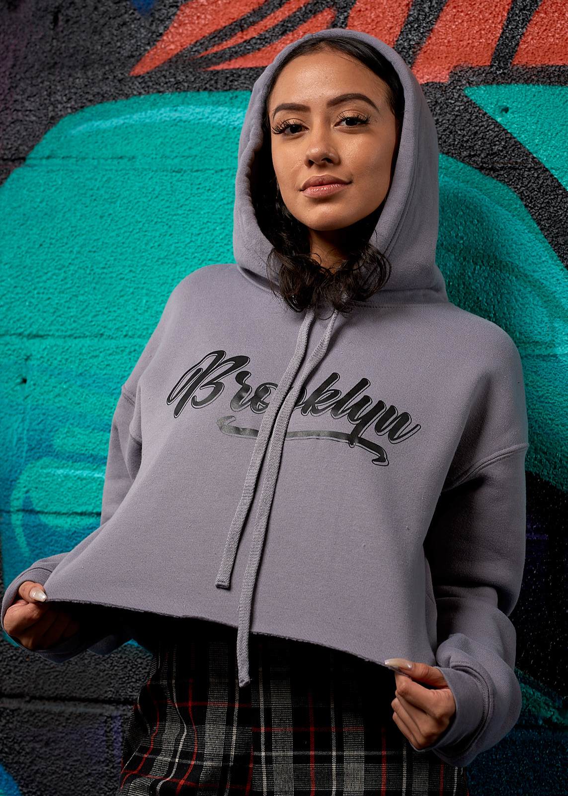 Brooklyn Cropped Hoodie - Simple Stature