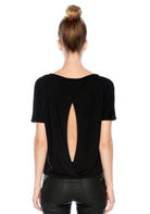 Flowy Open Back Tee - Simple Stature