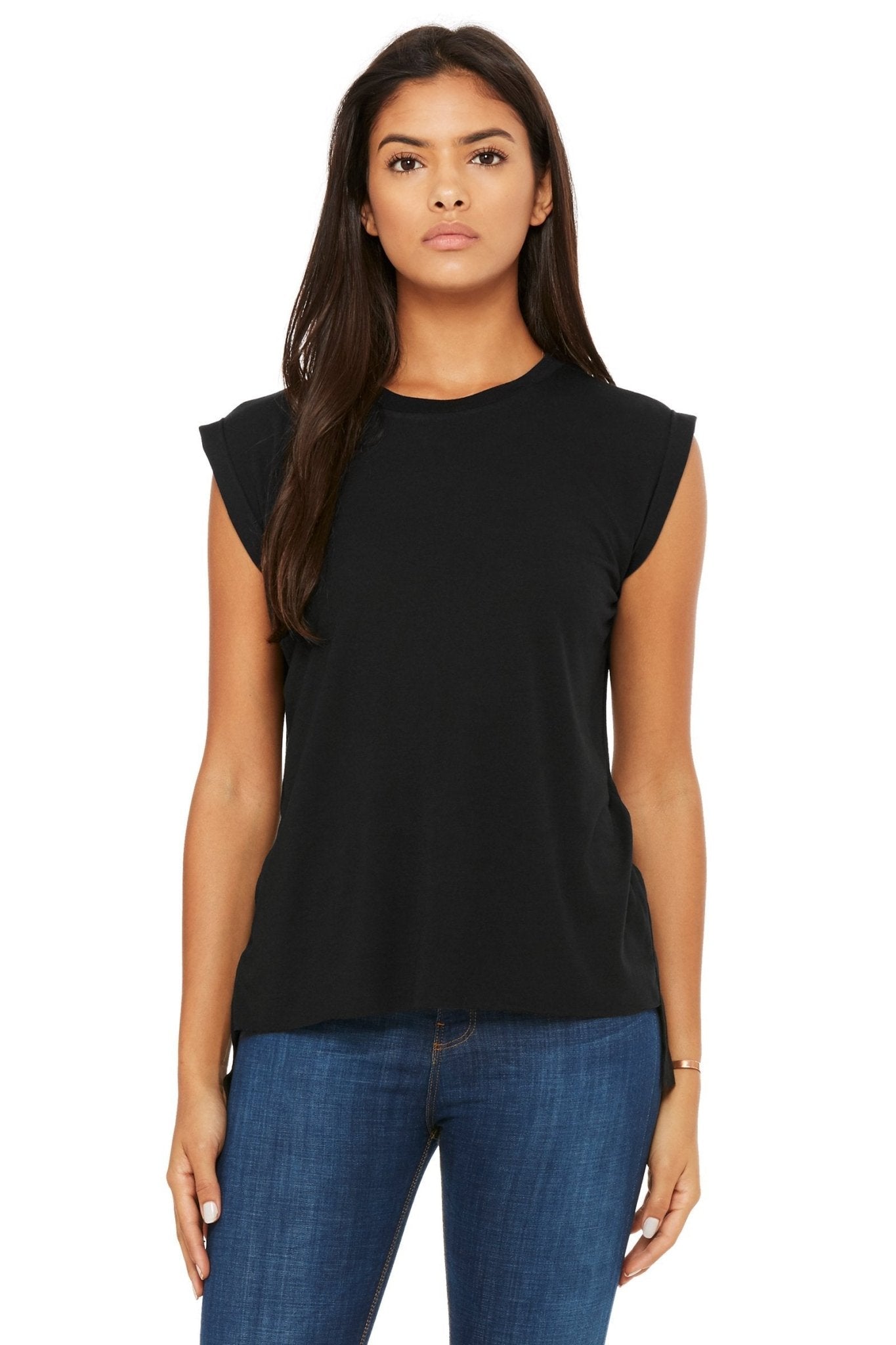 Flowy Rolled Cuff Tee - Simple Stature