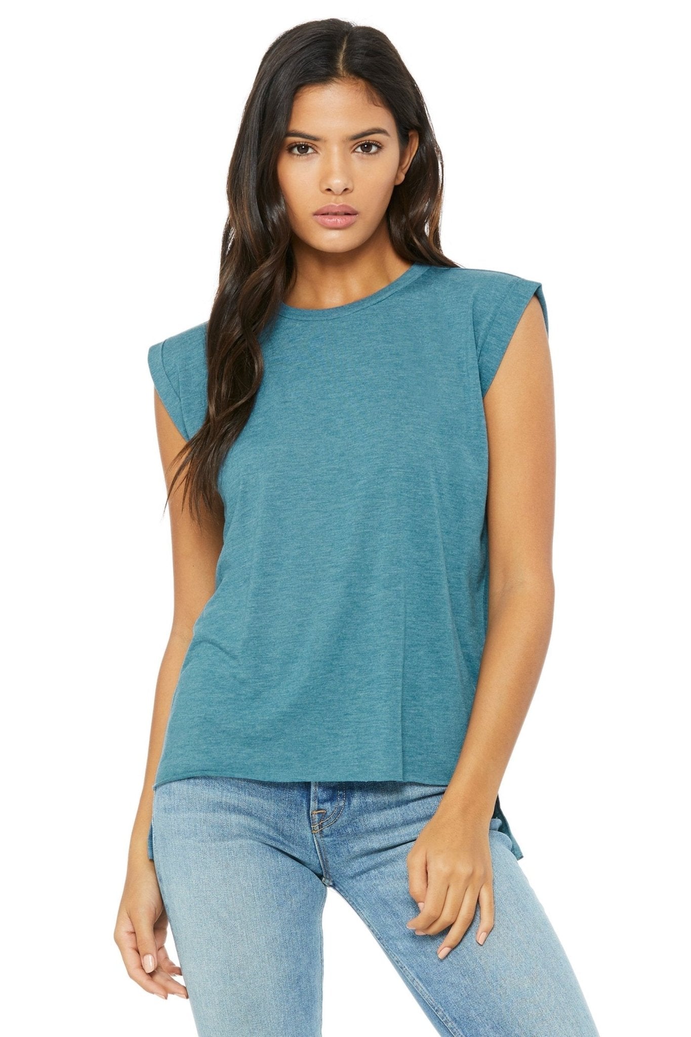 Flowy Rolled Cuff Tee - Simple Stature