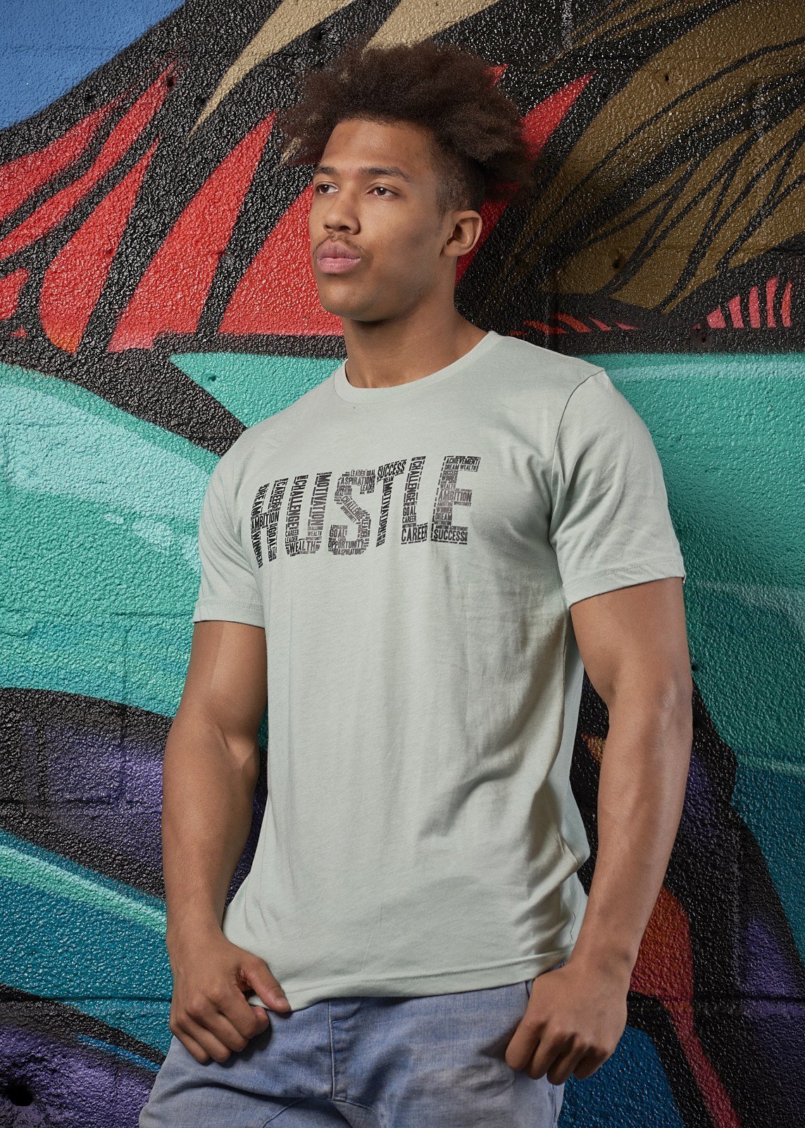 Hustle Blended Tee - Simple Stature