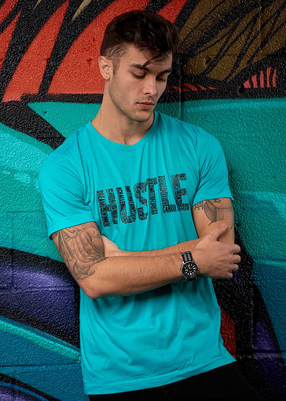 Hustle Blended Tee - Simple Stature