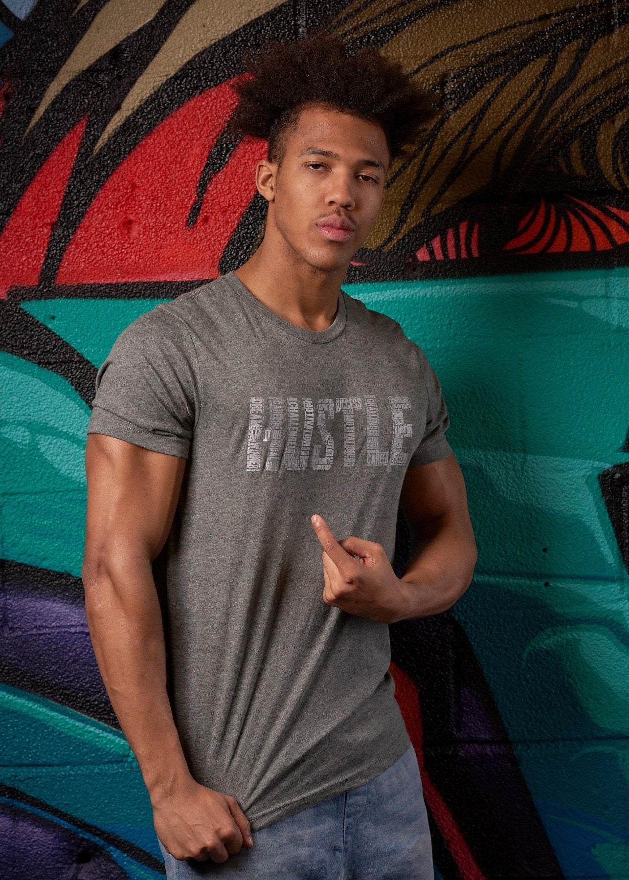 Hustle Blended Tee - Simple Stature