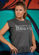 Hustle Rolled Cuff Tee - Simple Stature