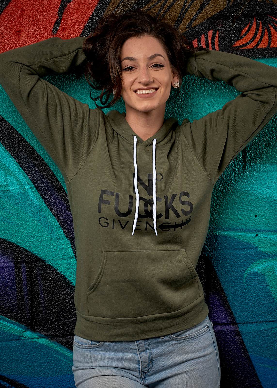 No Fucks Given Hooded Sweatshirt - Simple Stature