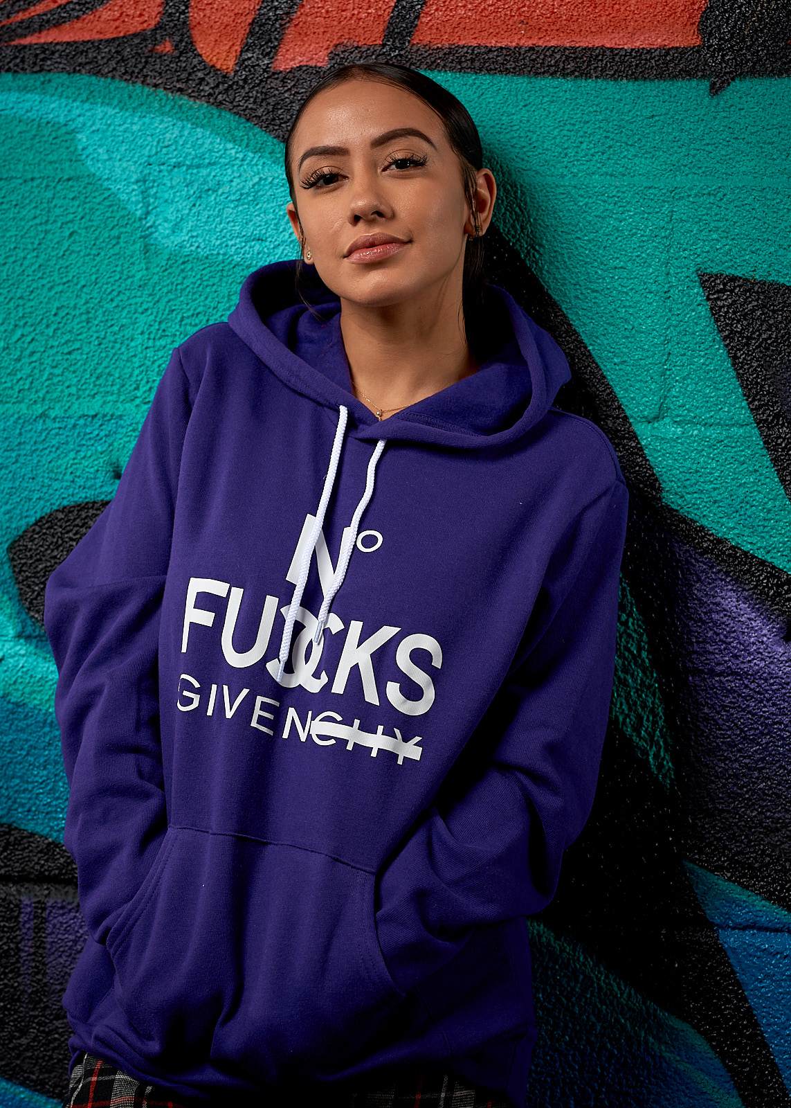 No Fucks Given Hooded Sweatshirt - Simple Stature