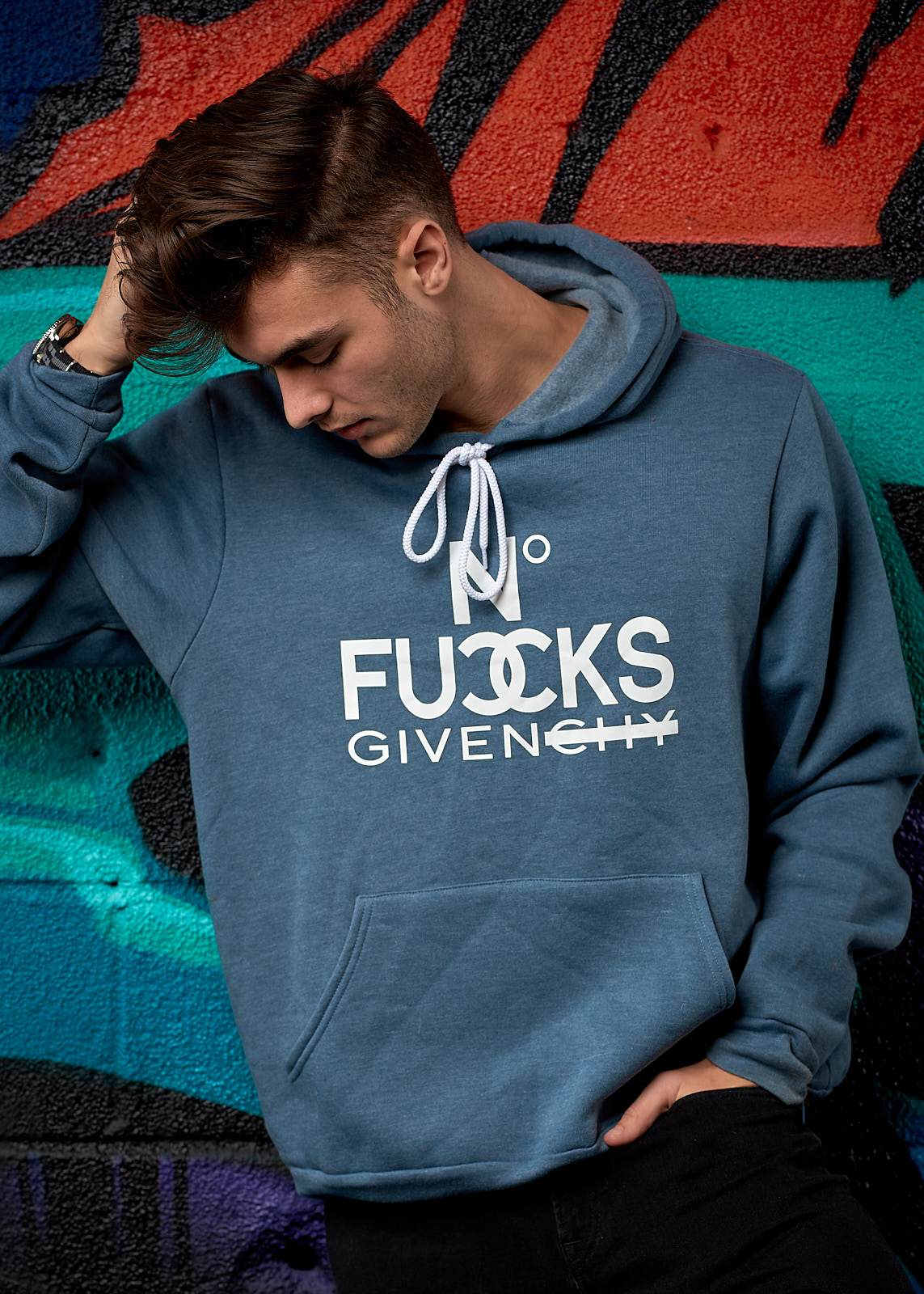 No Fucks Given Hooded Sweatshirt - Simple Stature