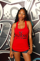 No Fucks Given Racerback Tank - Simple Stature