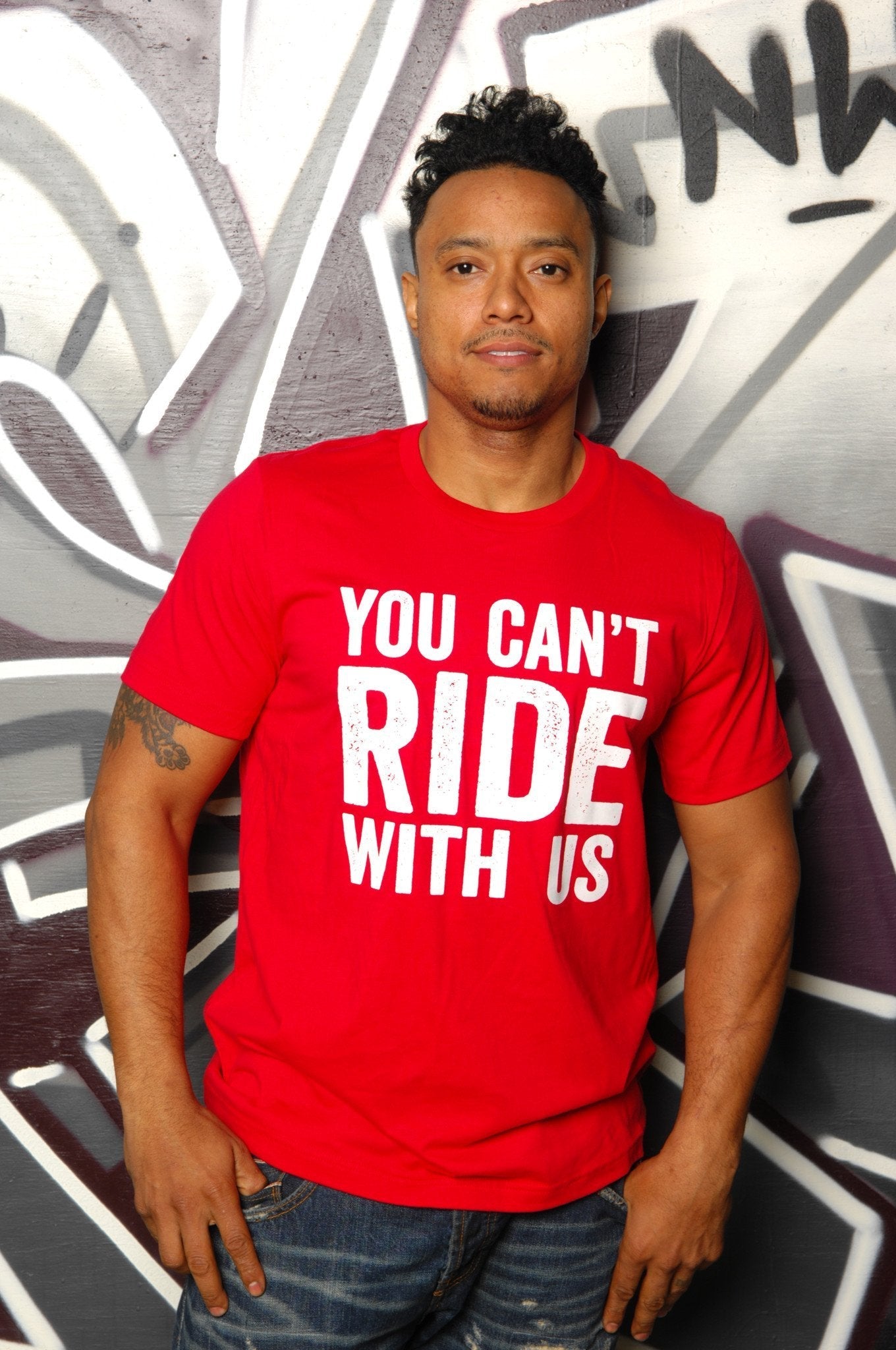 You Can't Ride With Us Tee - Simple Stature